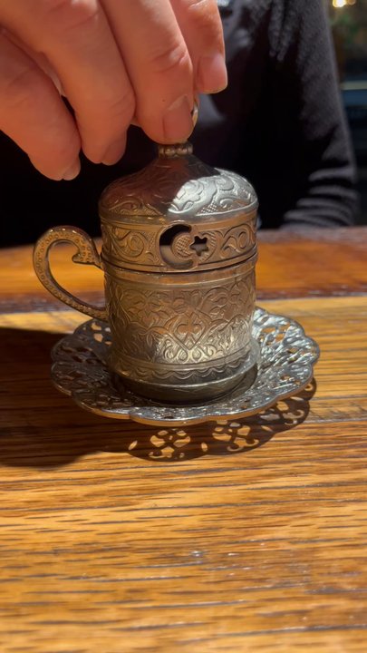 Truva Turkish Kitchen - Turkish Coffee Haiku   Thick brew gently swirls, Steam rises, secrets unfold-- Sip, the world slows down. - Turkish Near Me - Cincinnati, Ohio