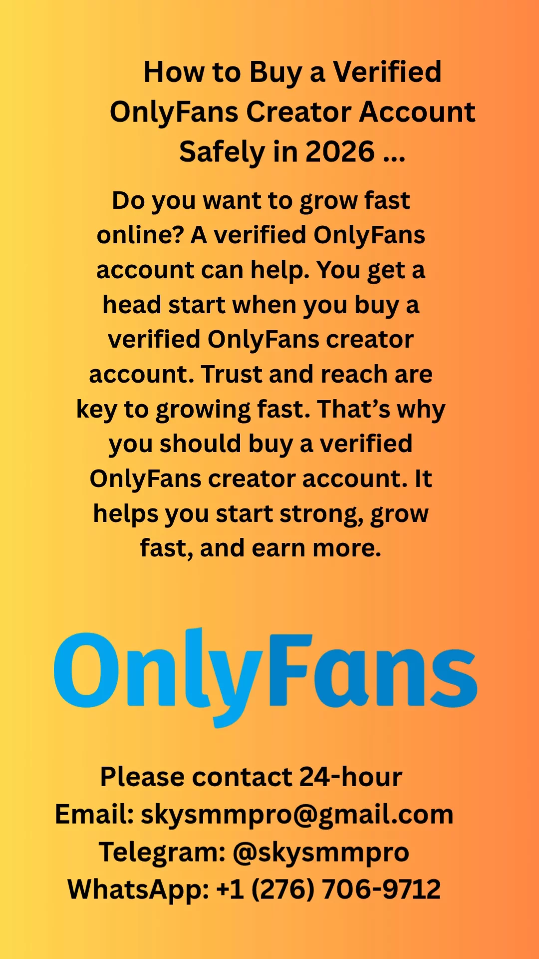 How Do I Buy Verified Onlyfans Creator Account In Nest Year image 1