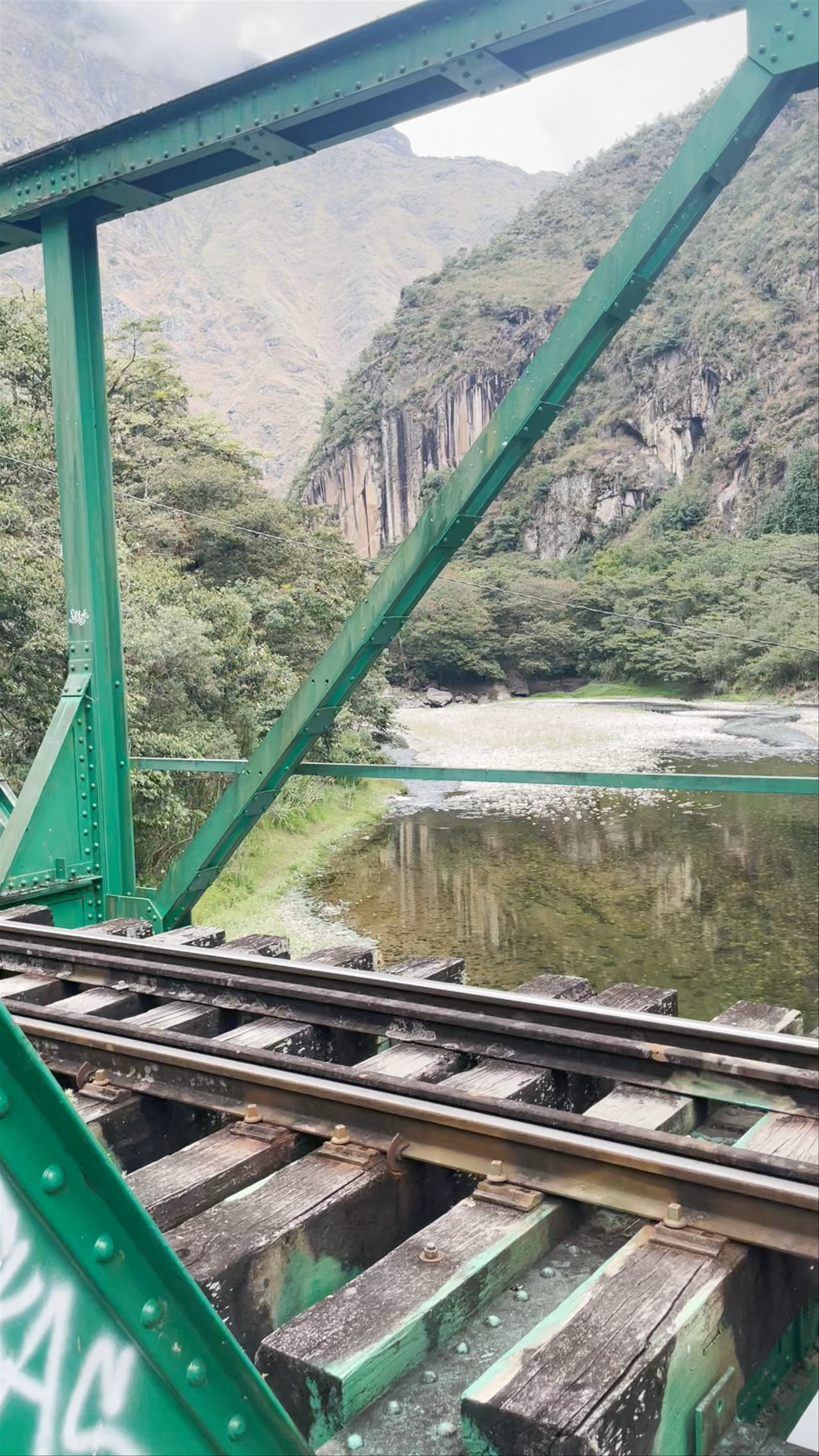 Bridge over Urubamba River