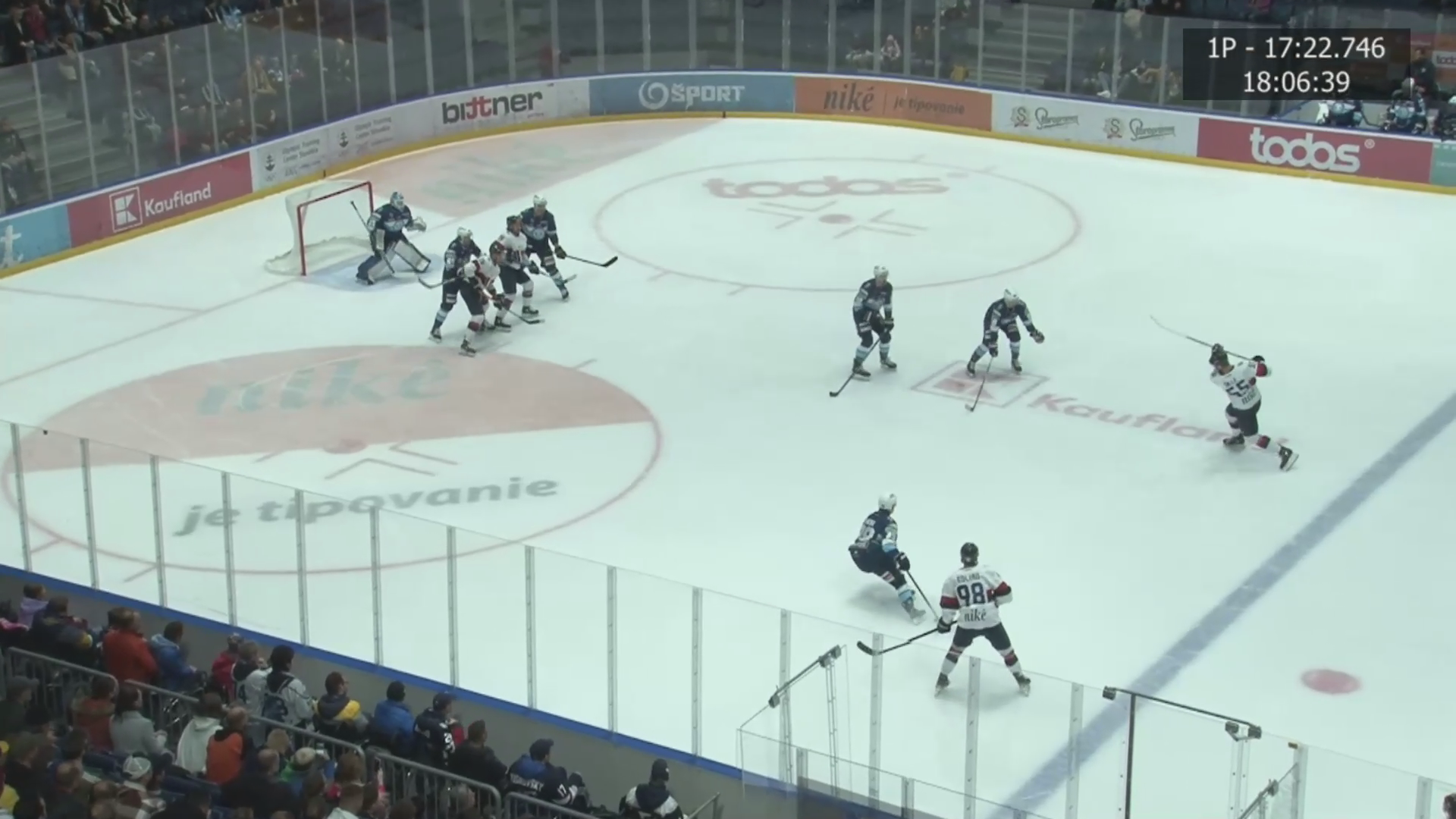 One timer from high slot