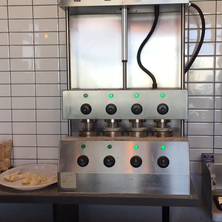 Coned Pizza - Making the cones! - Food Trucks Near Me