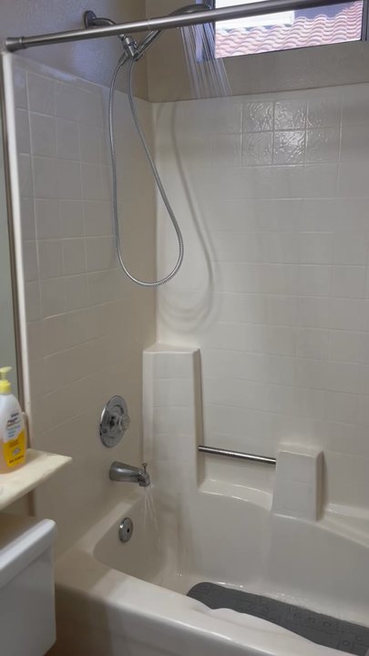 Plumbing 4 Less - Water runs out the shower and bath faucet at the same time. - Plumbing Near Me