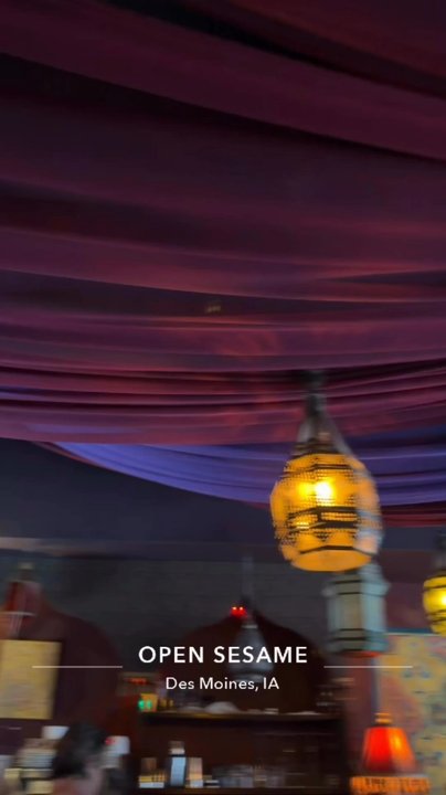 Open Sesame Cafe - beautiful interior and great atmosphere - Mediterranean Near Me - Des Moines, Iowa