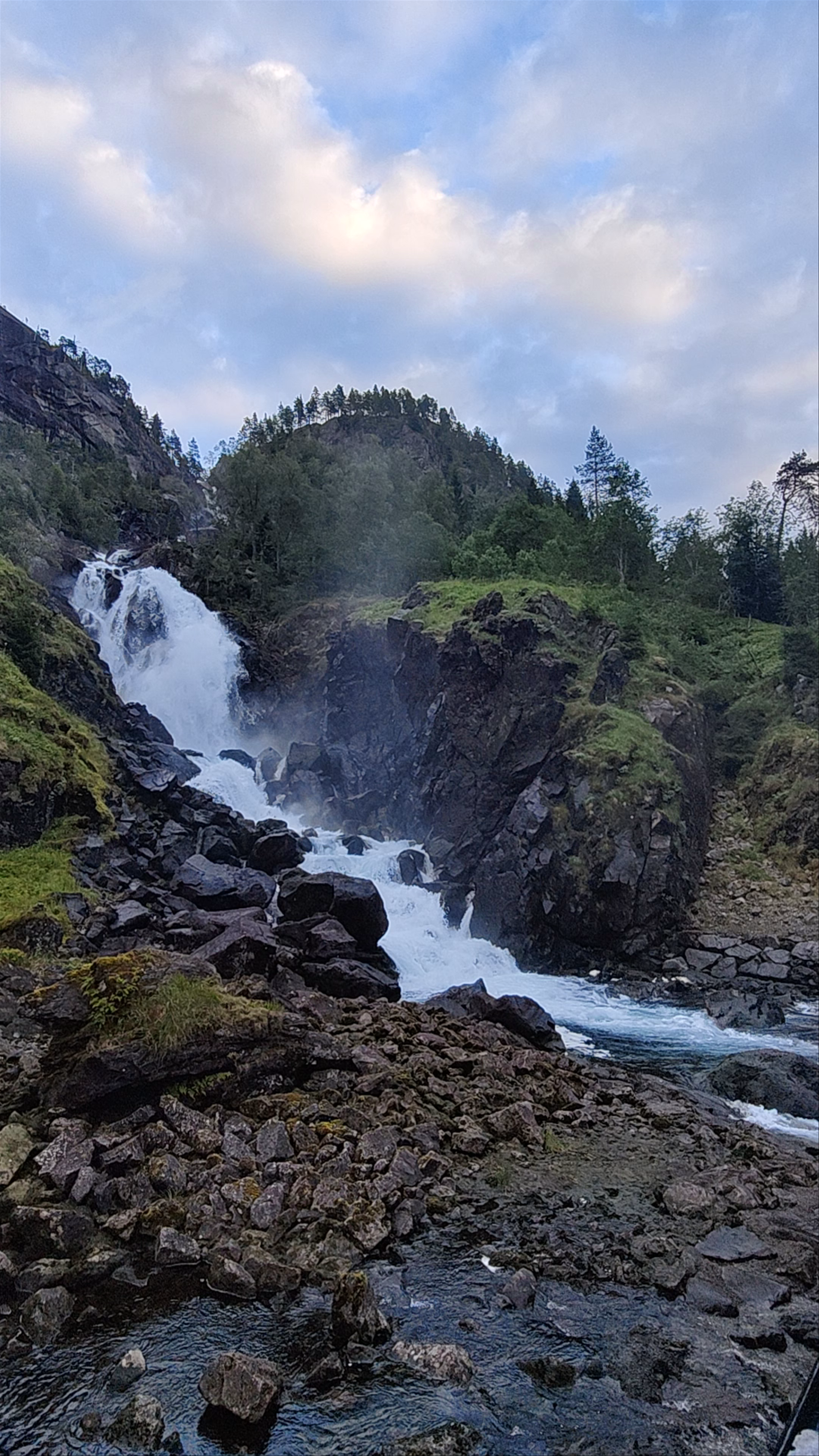 Låtefossen Waterfall: Norway's Twin Cascades in Vestland