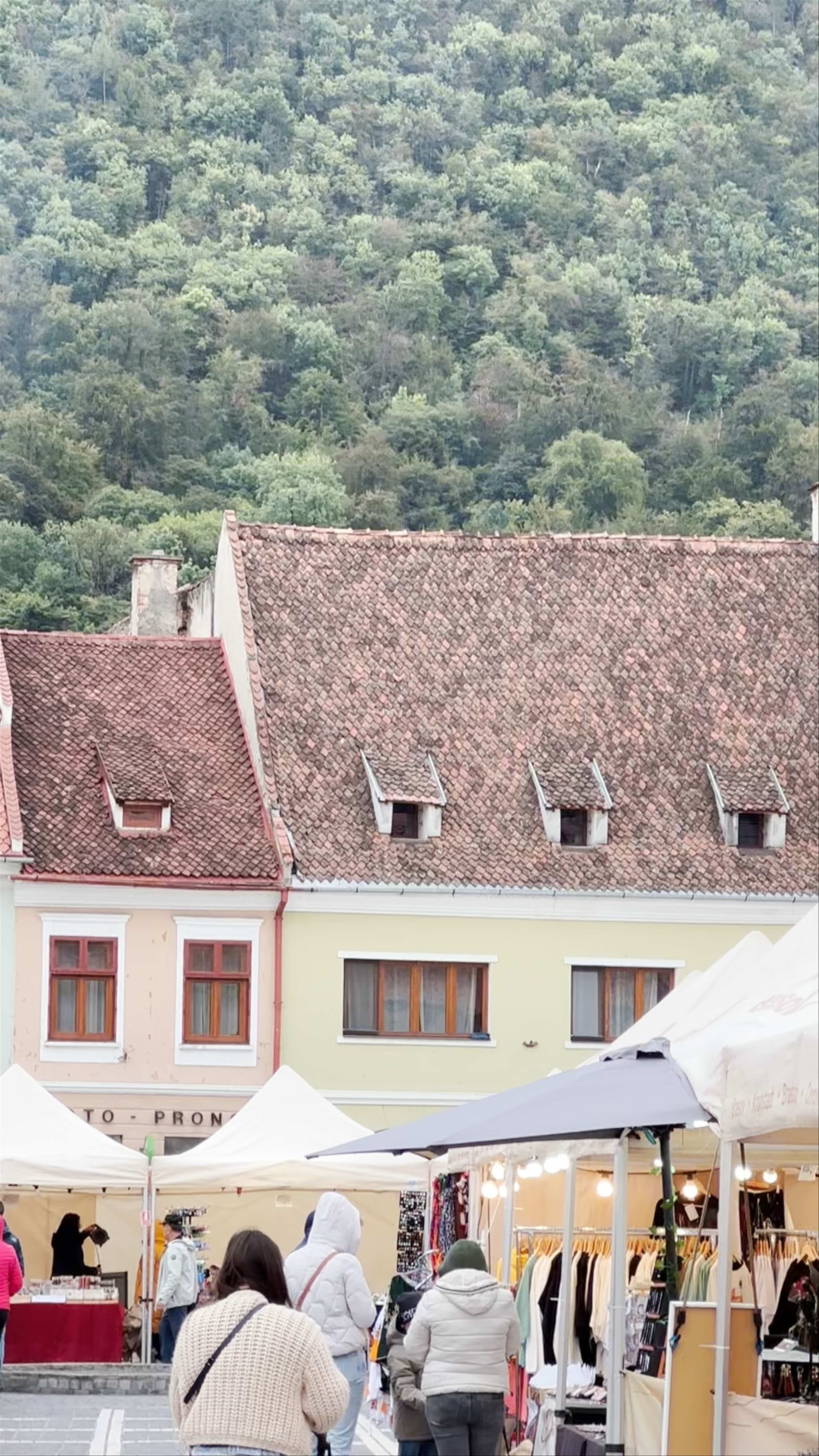 Exploring the Vibrant Tâmpa Market in Brașov, Romania