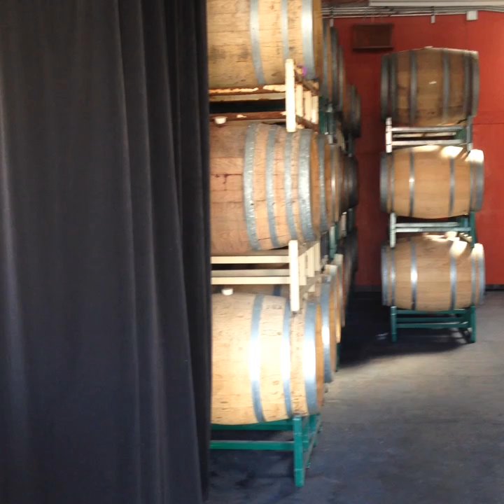 Russian Ridge Winery - Barrels and tasting room - Wineries Near Me - San Carlos, California