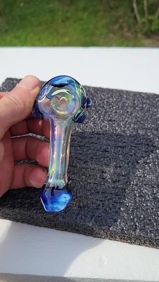 Preview pic of Fumed ghost over light colbalt spoon