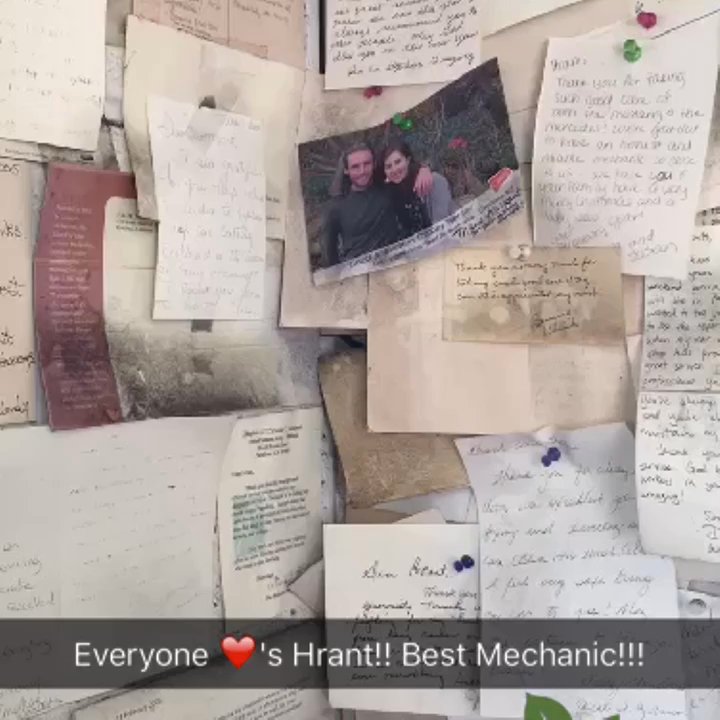 Hrant Auto Service - Letters from many of their thankful customers - Auto Repair Near Me - Pasadena, California