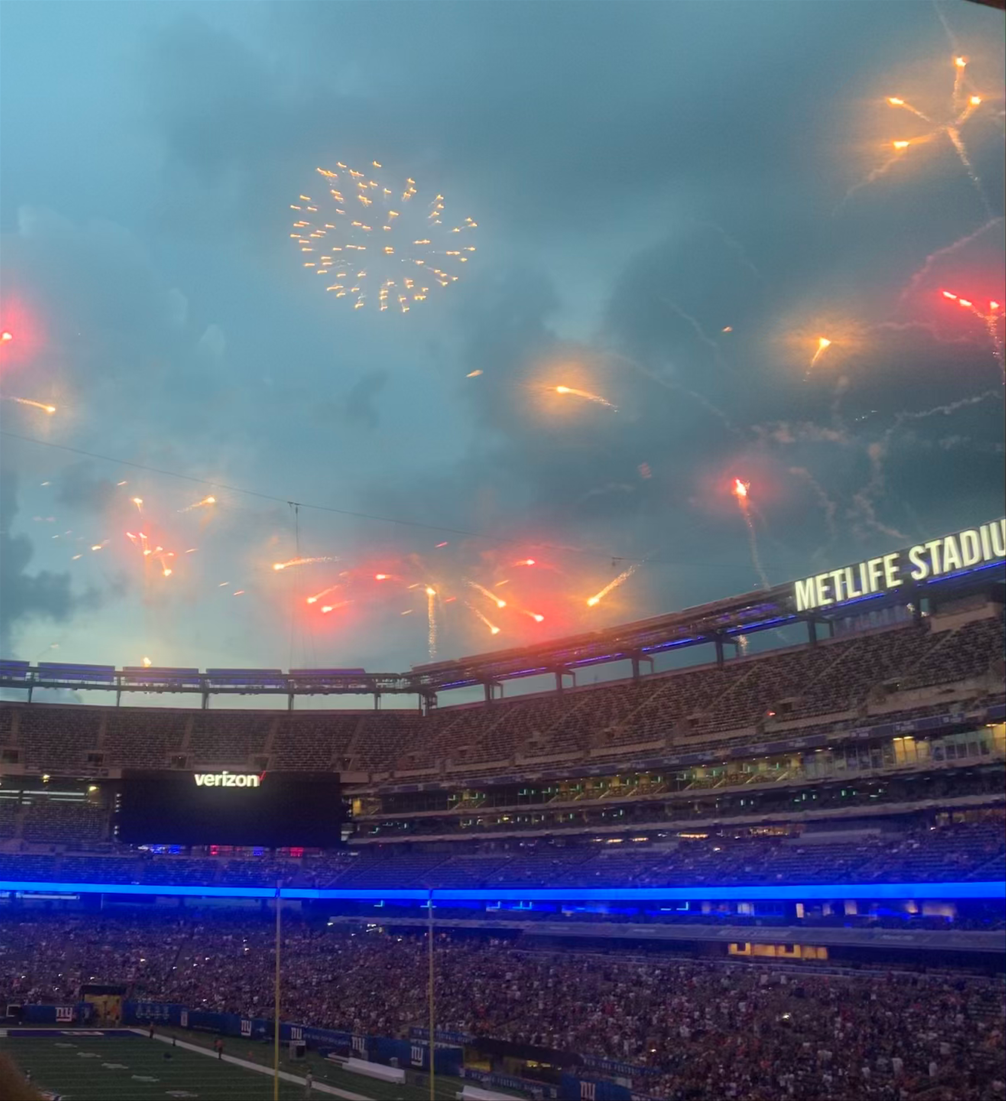 Epic Fireworks Show at MetLife Stadium, East Rutherford
