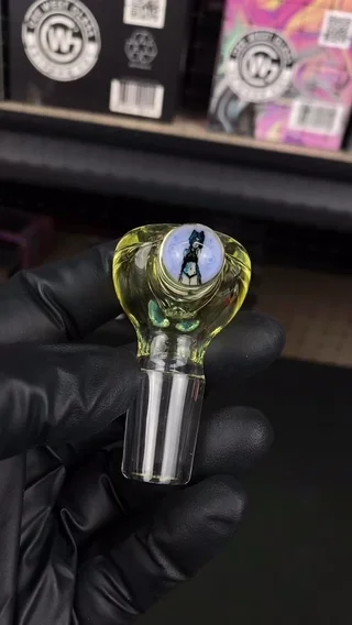 Preview pic of 18mm Single Hole Bowl Slide by Keys Glass