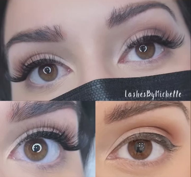 OmiLashes By Michelle - Natural Cateye Hybrid - Eyelash Service Near Me