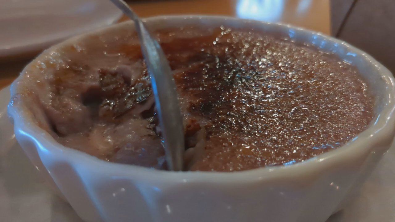 Three Forks Grille - Huckleberry creme brulee - New American Near Me - Columbia Falls, Montana