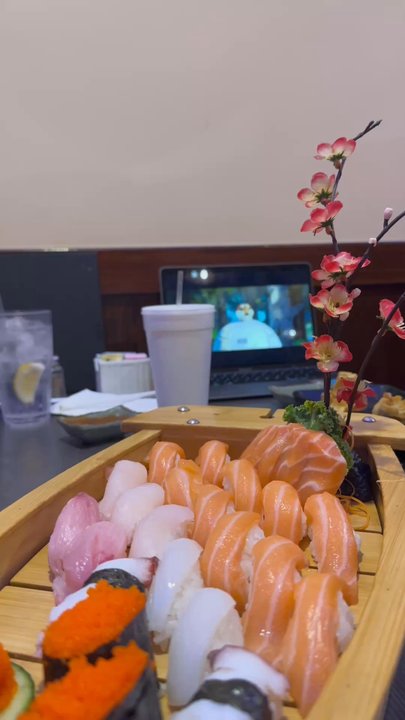 Sushi Ichii - salmon tuna and white tuna nigiri - Sushi Bars Near Me - Katy, Texas