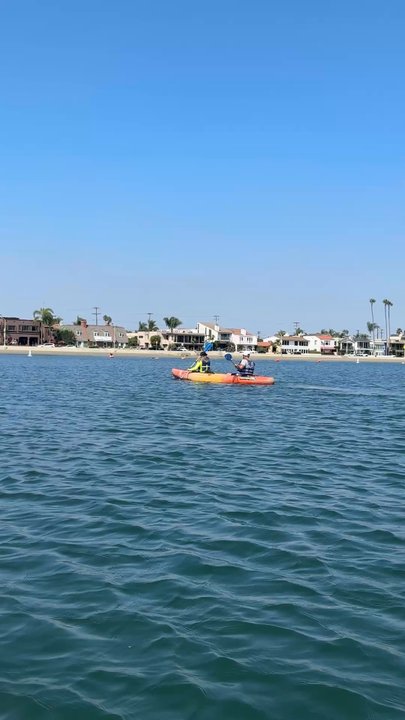 Kayaks On the Water - Rafting/Kayaking Near Me - Long Beach, California