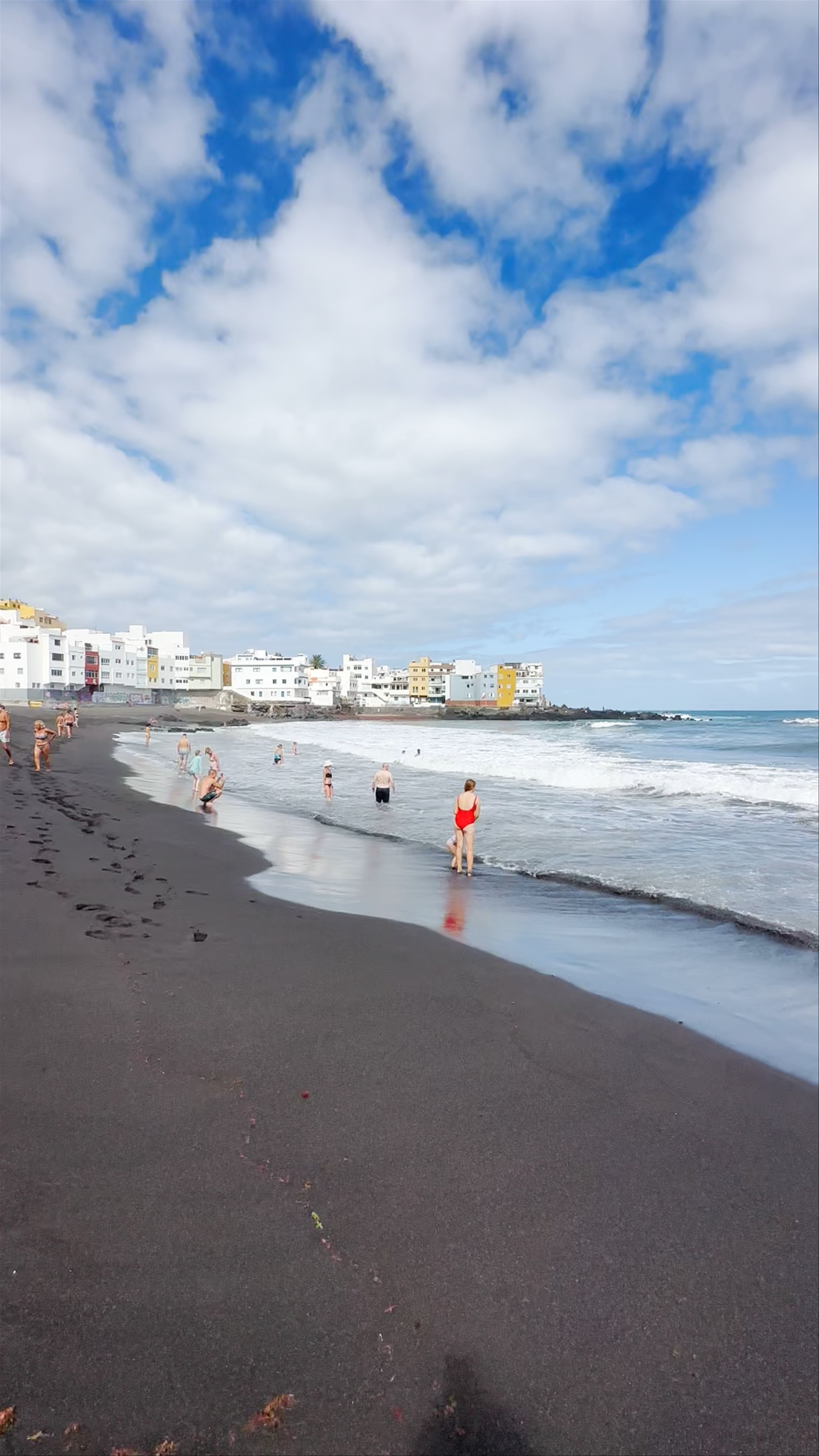 Black Sand Serenity at Playa Maria Jiménez, Puerto de la Cruz