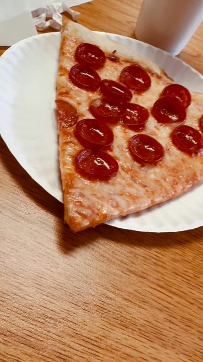 Pizza Box Thorndale - Single slice with the small pepperoni cups. - Pizza Near Me - Downingtown, Pennsylvania