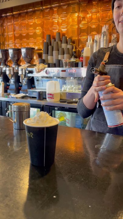 Caffe Cocina Coffee Roasting - Charred cinnamon whip mocha - Cafes Near Me - Poulsbo, Washington