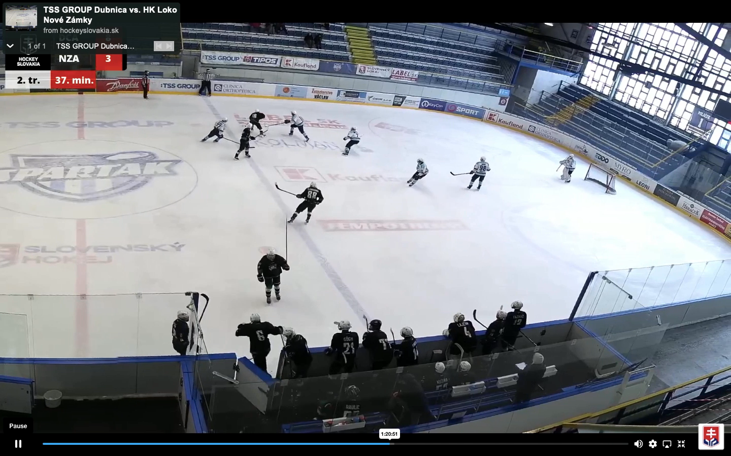 Teo Stern - HK Lokomotíva Nové Zámky U20 - Skating, Stickhandling and Zone entry
