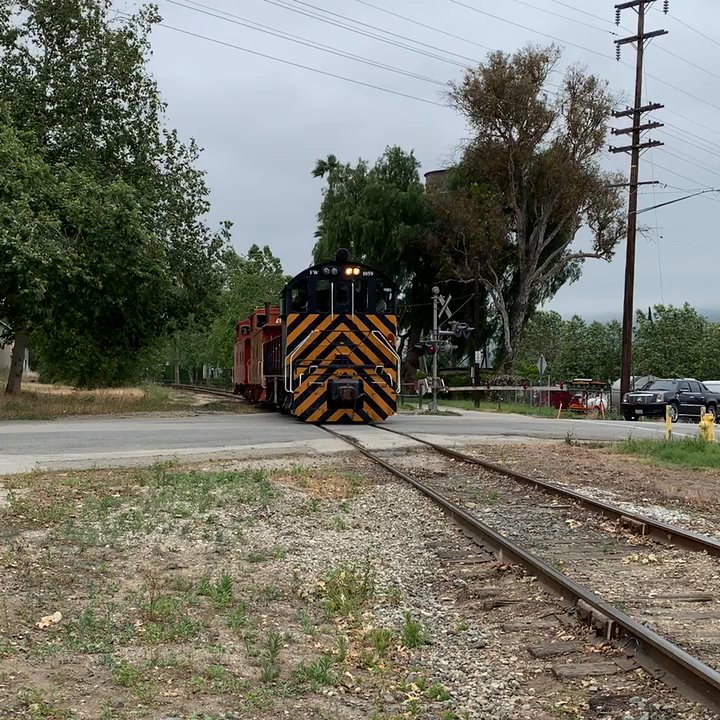 Steam Railfest - Caboose Shuttle Rides $10 aboard the Famous ATSF with Judy Garland from The Harvey Girls Movie & The Citrus Packing House Tour - Trains Near Me - Fillmore, California