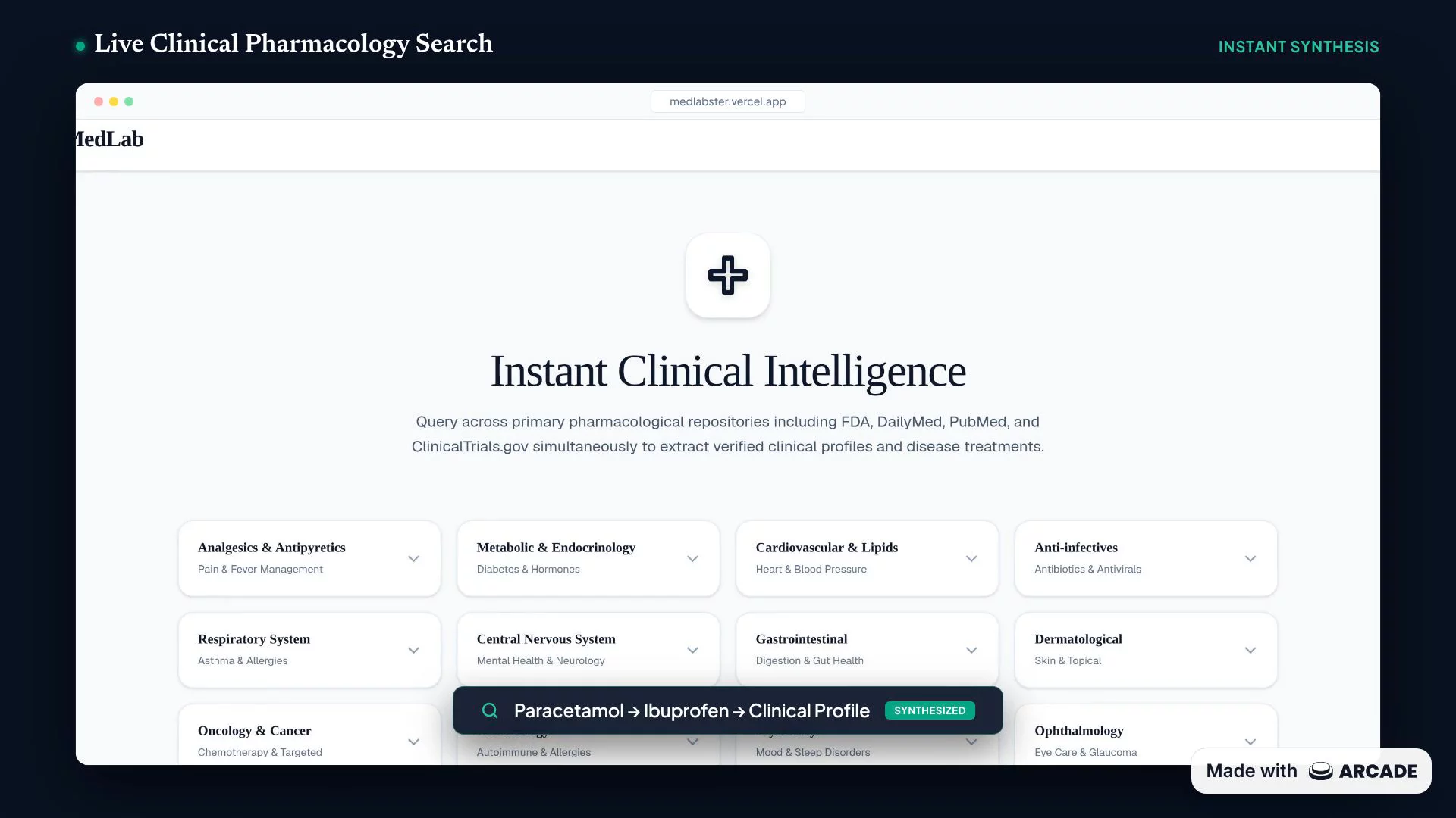 MedLab - Clinical Pharmacology Search Engine image 1