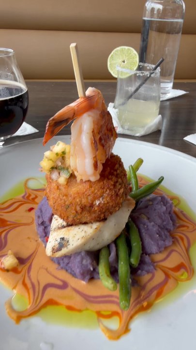 Jackie Rey's Ohana Grill Hilo - Sea Food Trio (5) This dish is ONO (delicious)!! - Seafood Near Me - Hilo, Hawaii