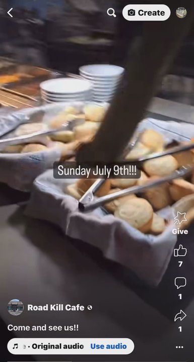Roadkill Cafe - Fried chicken, cornbread, rolls, creamed corn, green beans, mashed potatoes & gravy, navy beans, butter peas, taco soup, cake & ice cream! - American Near Me - Elberta, Alabama