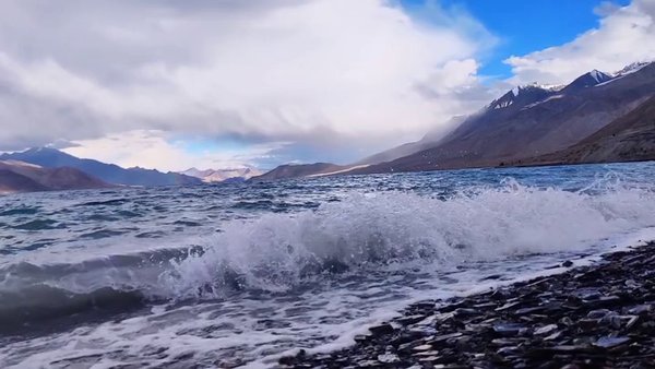 Photo of Pangong lake.