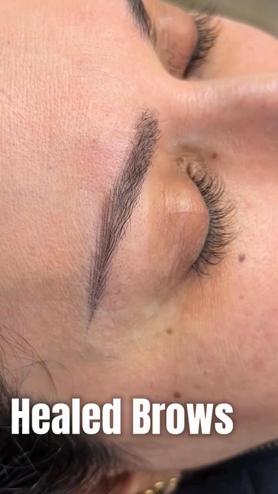 Bareface Beauty Studio - Healed Hyper realistic Nano Brows by Kate - Permanent Makeup Near Me - Irvine, California