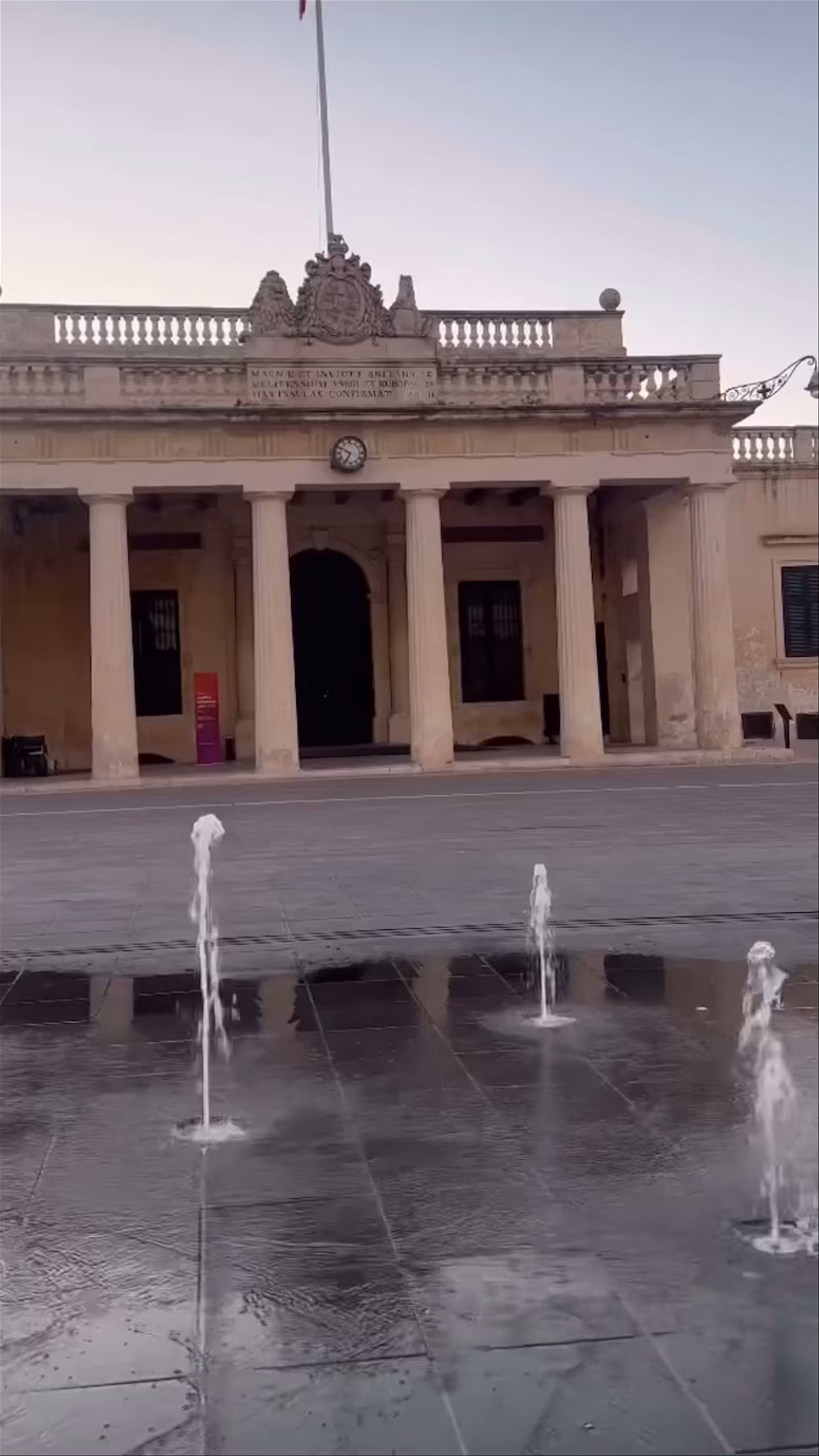 Sunset Serenity at Grandmaster Palace Courtyard, Valletta