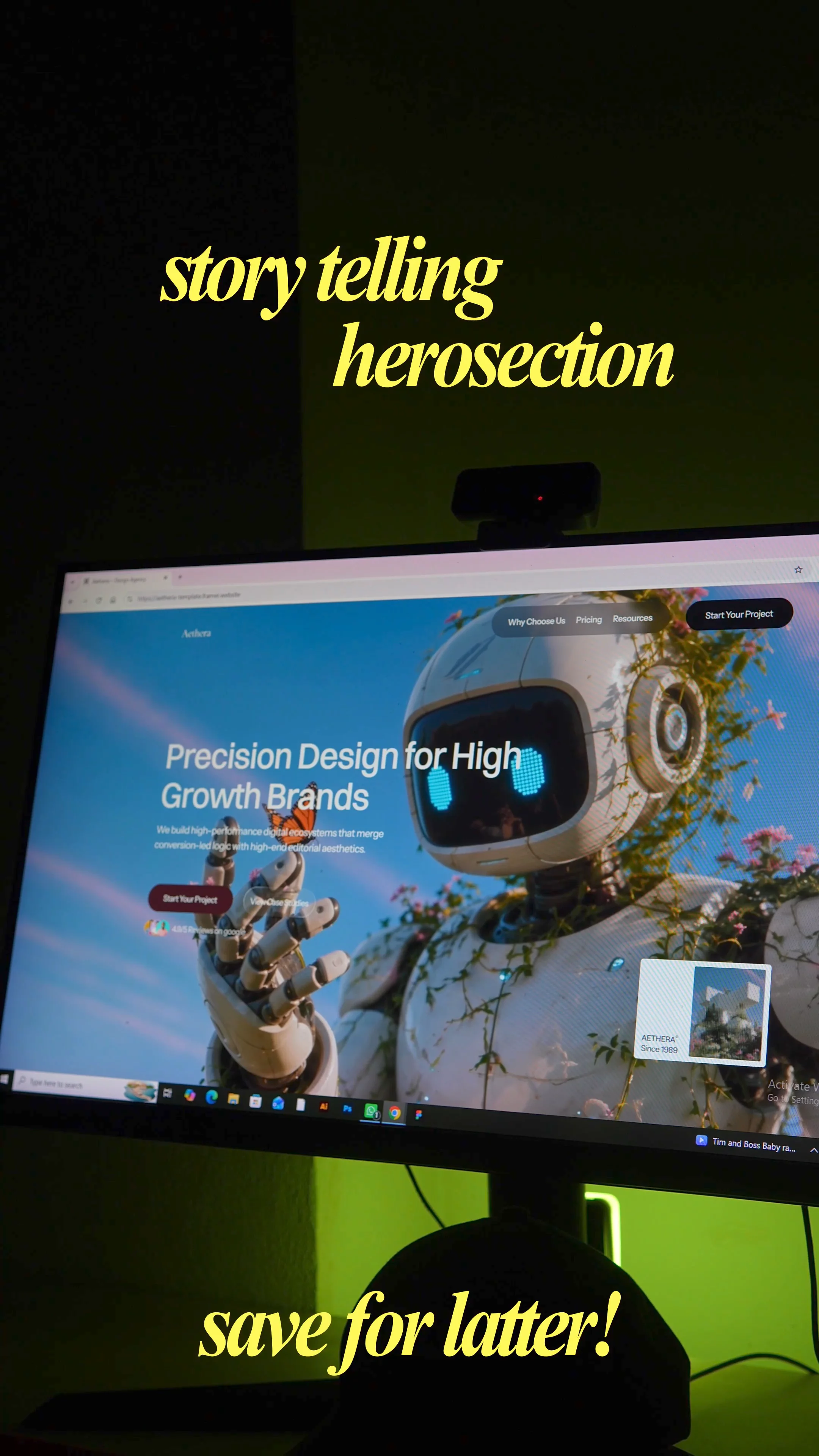 A premium hero section can change the way people experience your website in the first 5 seconds.Built this Framer hero section to help creators and startups make a stronger first impression.