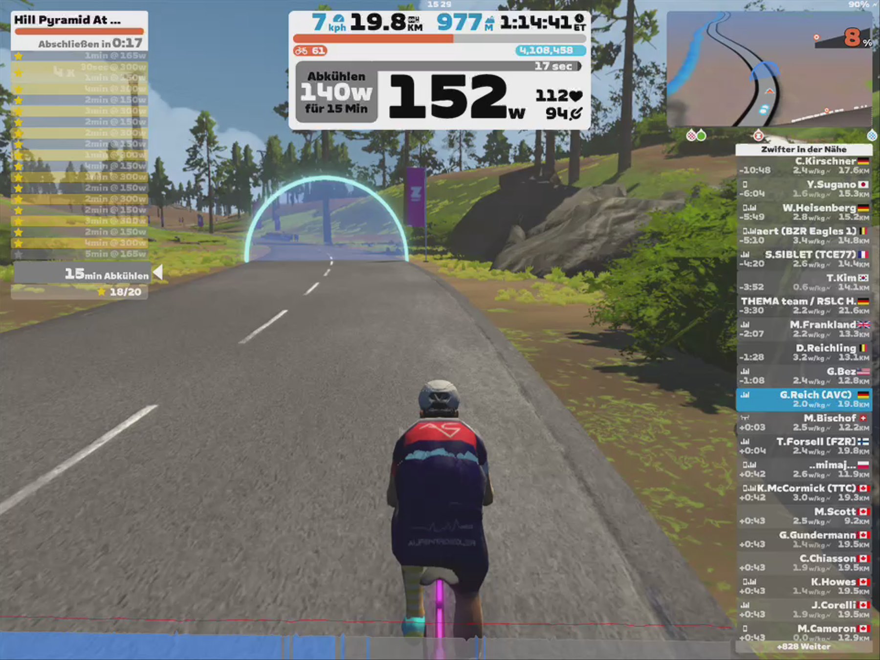 Zwift - Hill Pyramid At Threshold in France