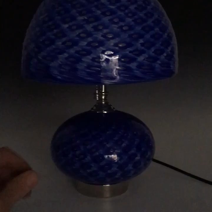 John Gibbons Glass - The latest illuminated base lamp .  Shade and base are hand blown by John Gibbons. - Art Galleries Near Me - Eureka, California
