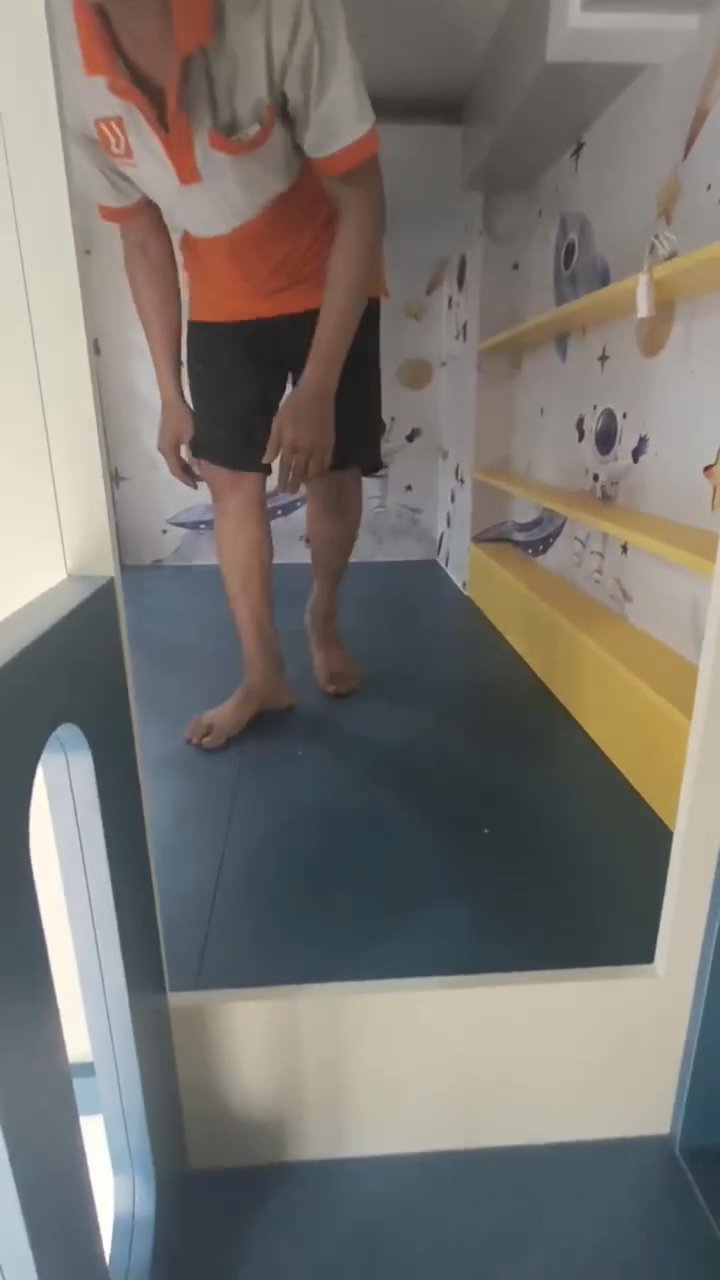 Phòng ngủ giường tầng 2 bé trai nhà chị Khanh Trần