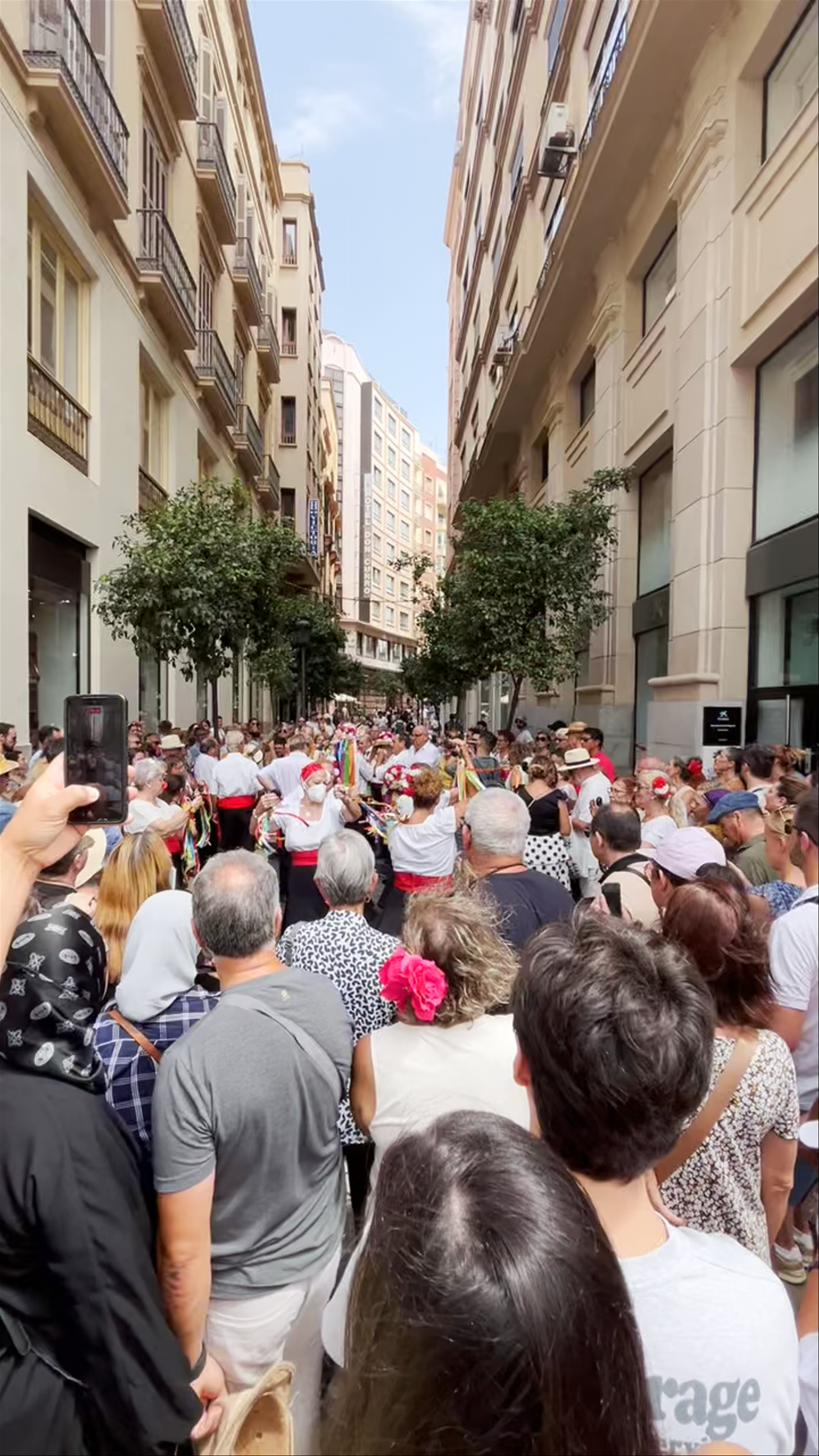 Traditional Festival Dance at Plaza del Obispo, Málaga