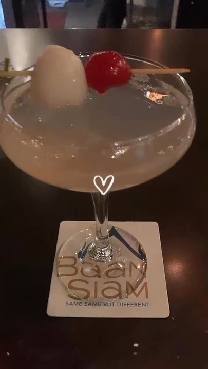 Baan Siam - Lychee Mocktail - Thai Near Me - Washington, DC, District of Columbia