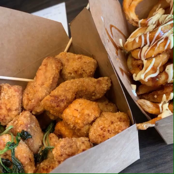 i-Tea - Basil Popcorn Chicken is so good - Ramen Near Me - Milpitas, California