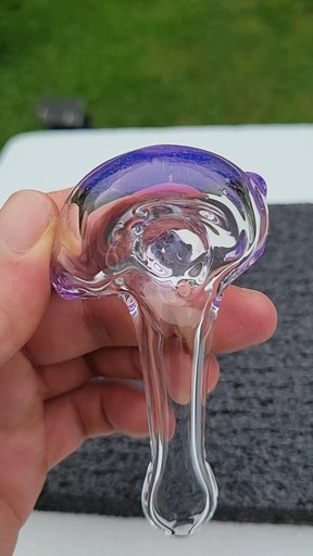 Preview pic of Bubble hash spoon #38 purple lilac