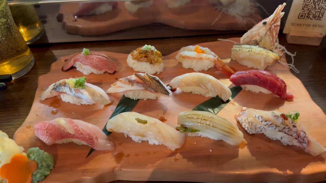 Moon Tree Sushi And Tapas - Chef explains the pieces. - Sushi Bars Near Me - Seattle, Washington