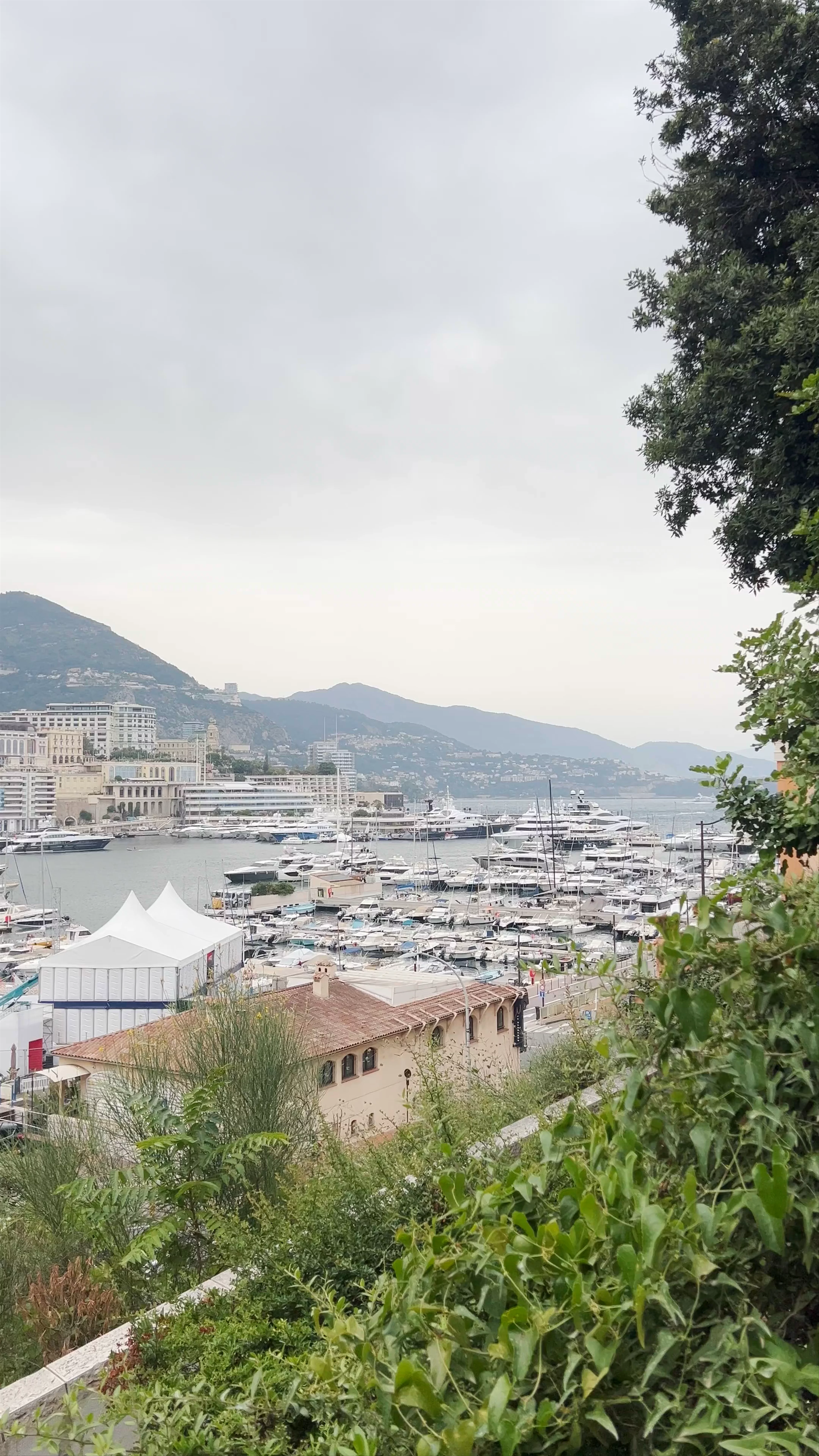 Vue Panoramique sur Monaco, Rue des Remparts, Monaco