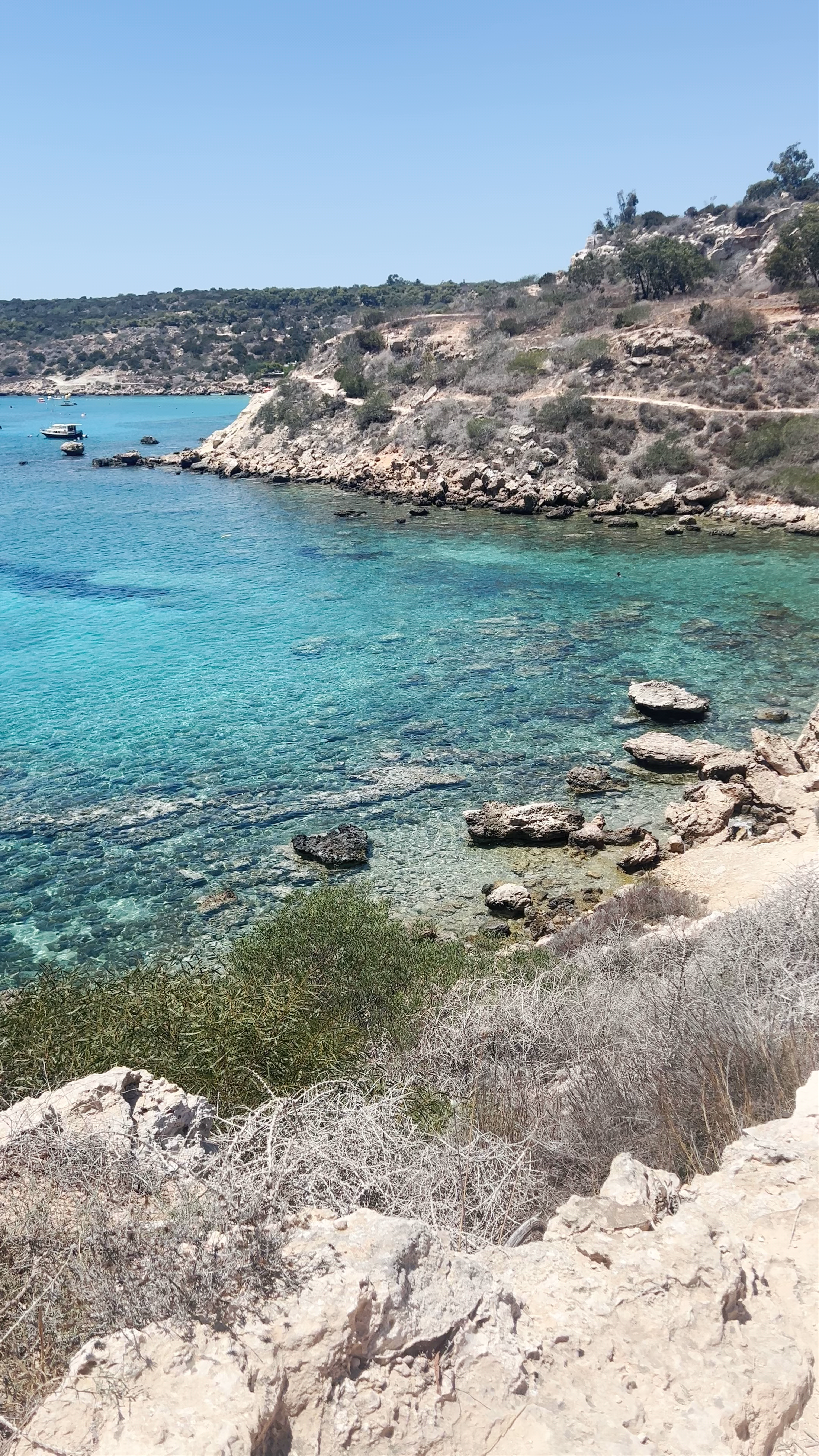 Turtle Beach: Crystal Waters and Rugged Trails in Protaras, Cyprus