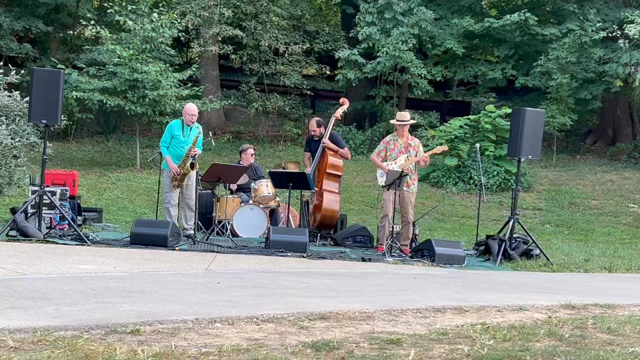 Tyler Park - First night of Tyler Park Jazz Festival. Tonight it's Horta Certa, Brazilian Jazz - Parks Near Me - Louisville, Kentucky