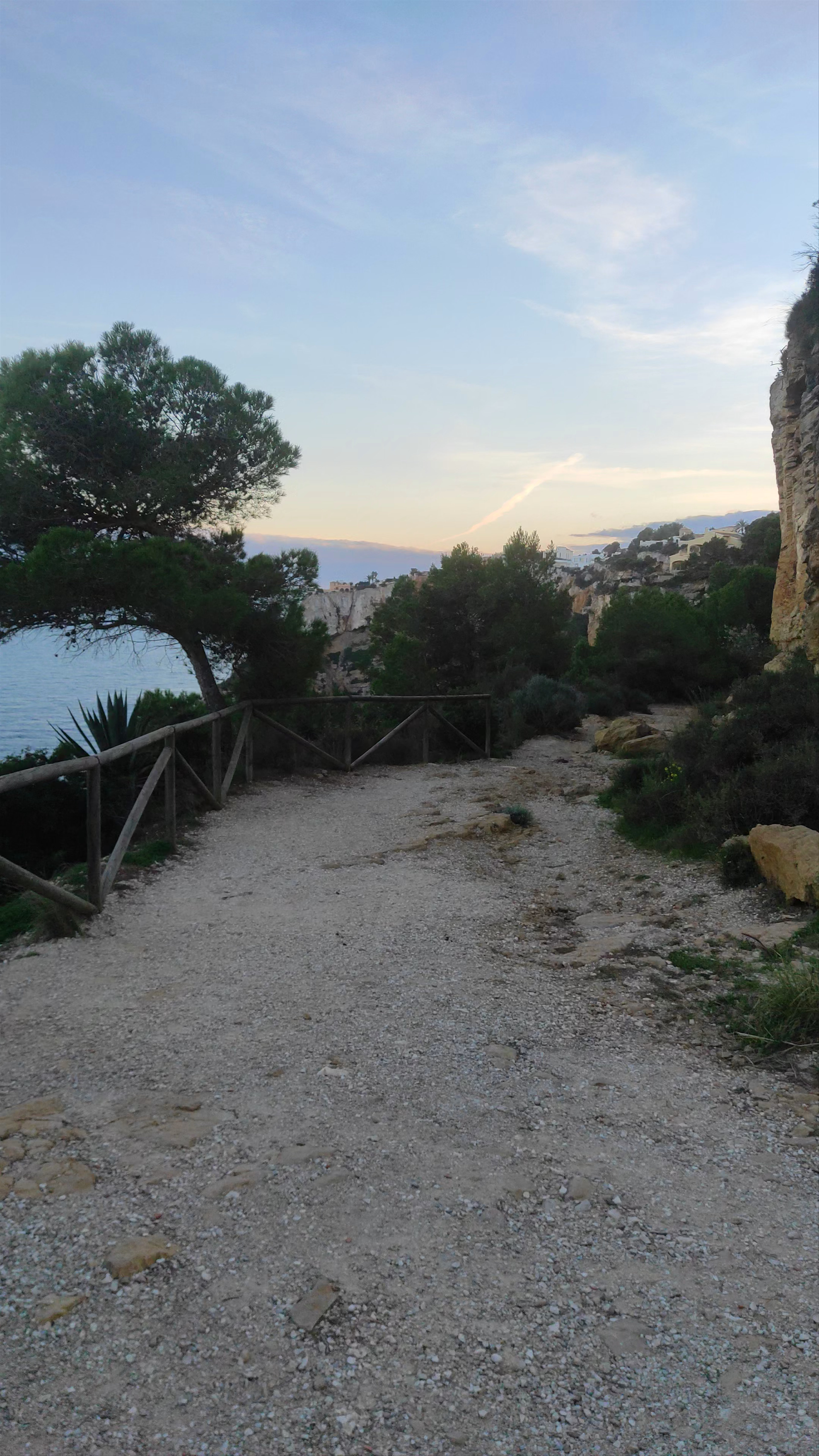 Sunset Coastal Walk at Mirador Cap Negre, Jávea, Spain