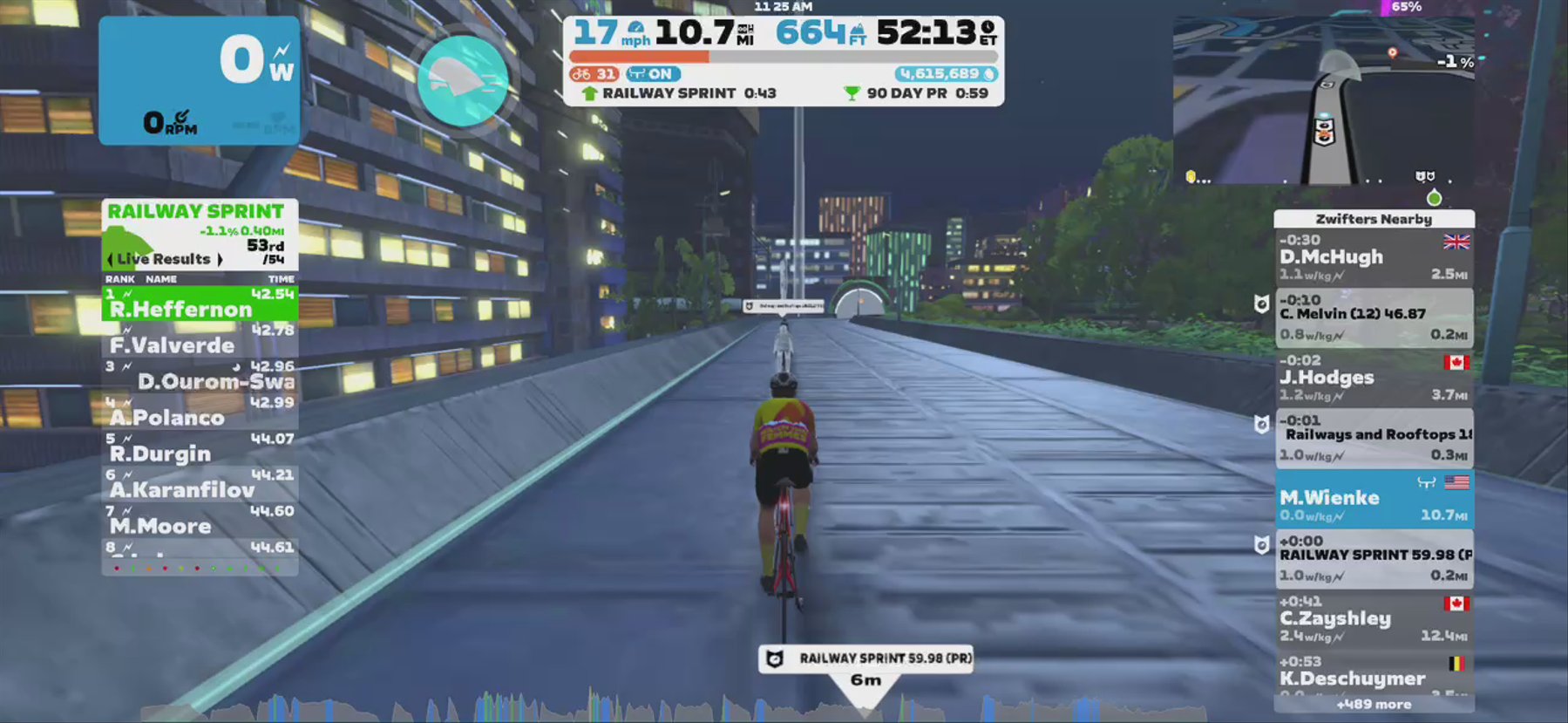 Zwift - Pacer Group Ride: Railways and Rooftops in Makuri Islands with Bernie