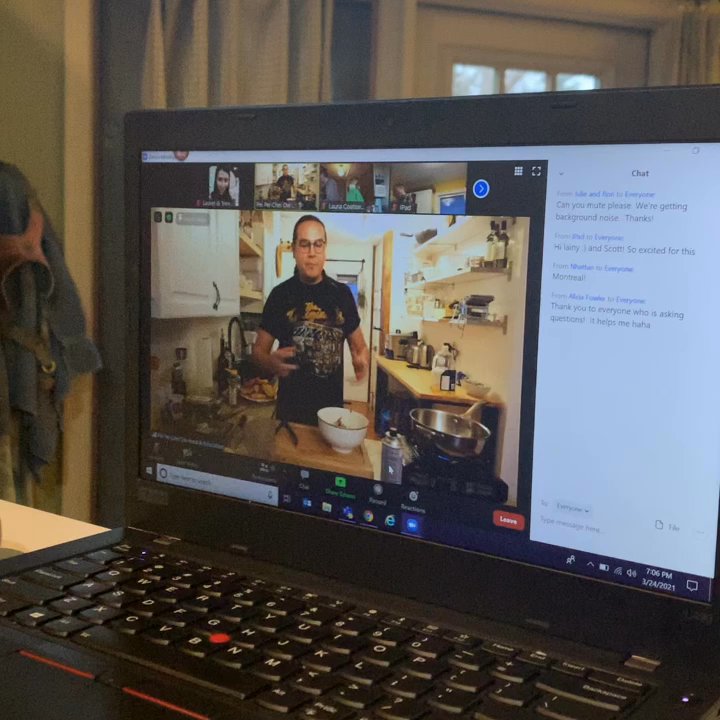 Pei Pei Chei Ow - Online cooking class with Chef Scott - Caterers Near Me