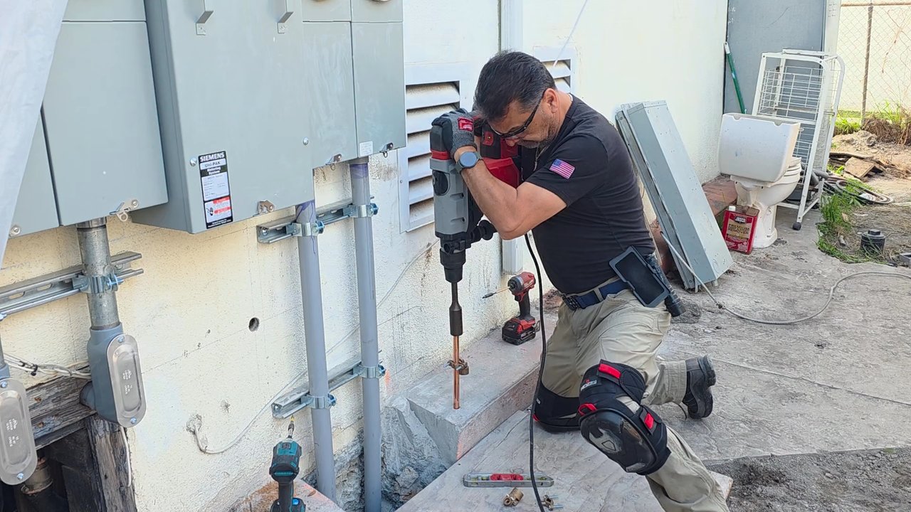 AX ELITE TRICAL - 2621 Hillcrest Dr GROUNDING FOR 400 Amp. 4 meter - Lighting Fixtures & Equipment Near Me - Manhattan Beach, California
