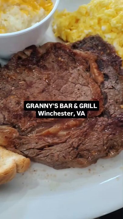 Granny's - Love this breakfast my friend said the steak was delicious everything was delicious but those pancakes - American Near Me - Winchester, Virginia