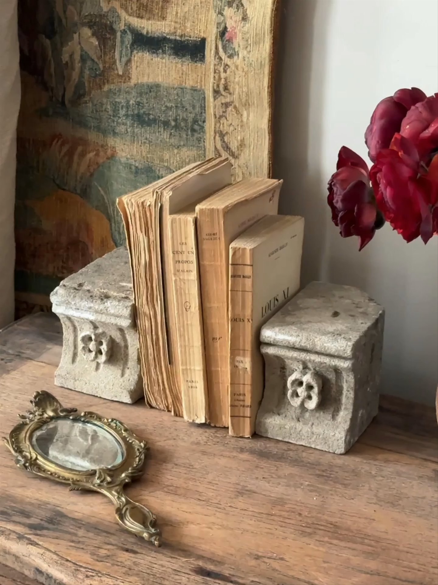 Pair of Chateau Bookends - M