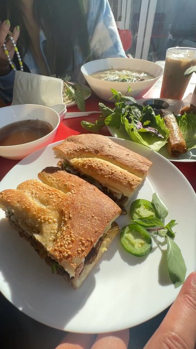 Sesame Dinette - Catch me spinning food & life @ Ig: Spininfinity TikTok:Spininfinity   The Pho French Dip - Vietnamese Near Me - Long Beach, California