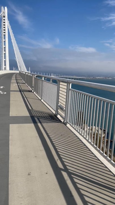 Bay Bridge Bicycle and Pedestrian Path - Treasure island side - Active Life Near Me - Oakland, California