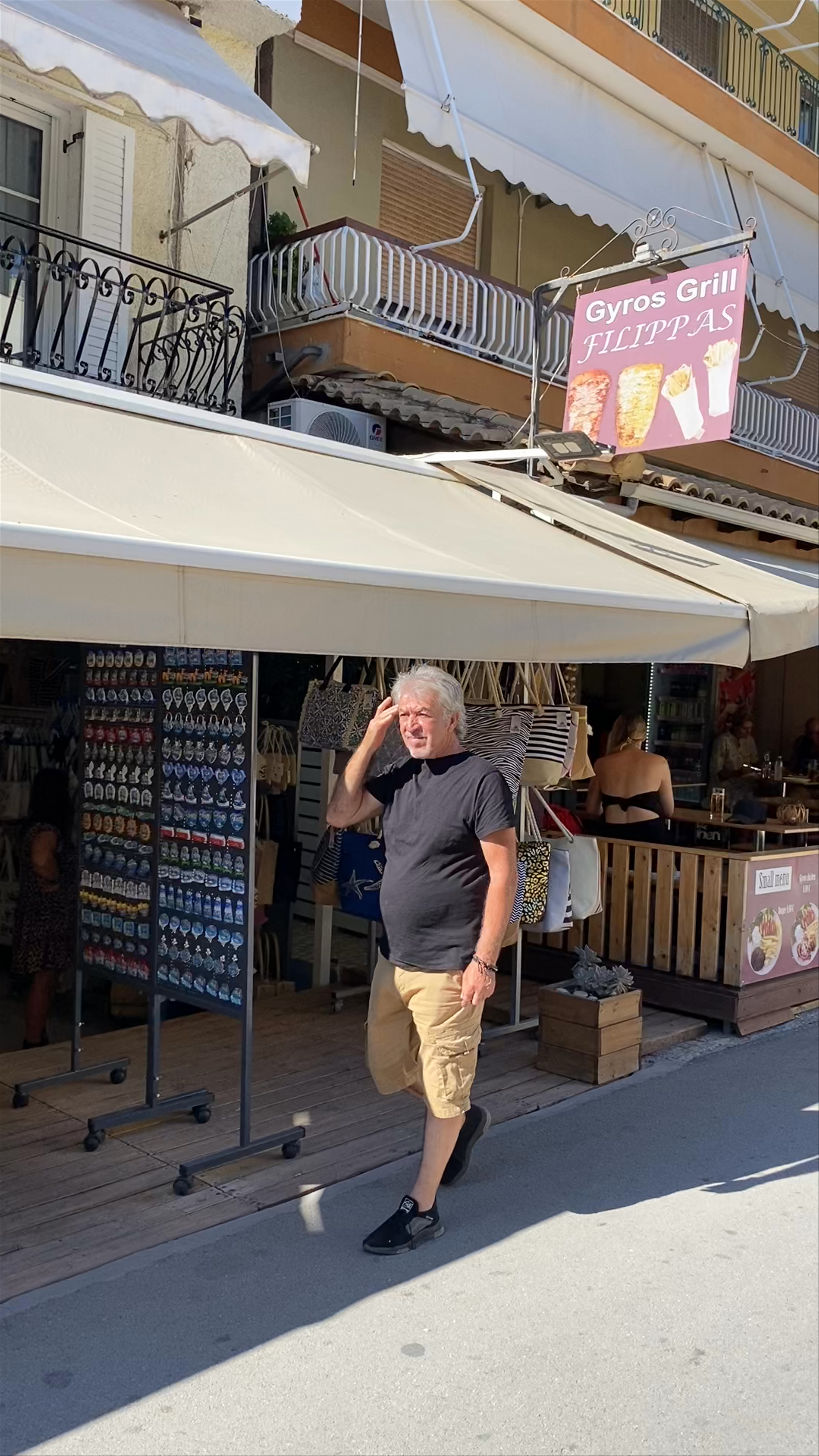 Discover Gyros Grill Filippas and the Vibrant Streets of Parga, Greece
